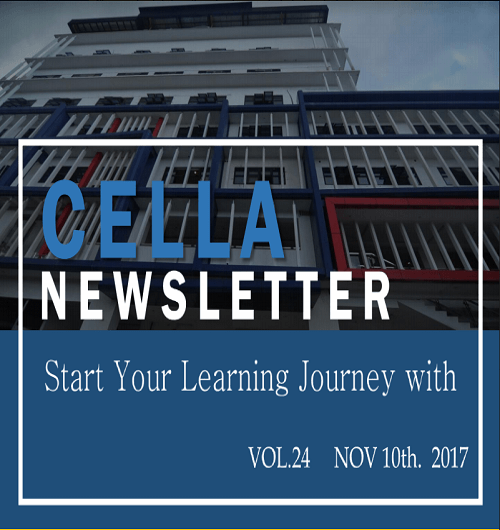 Bản tin trường Anh ngữ CELLA tuần 03 tháng 11 năm 2017